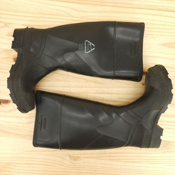 Onguard Women's Rubber Boots Sz 6 Black Safety Toe Work Outdoor - Picture 7 of 10